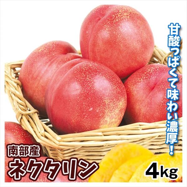 もも 約4kg ネクタリン 青森産 冷蔵便 送料無料 食品