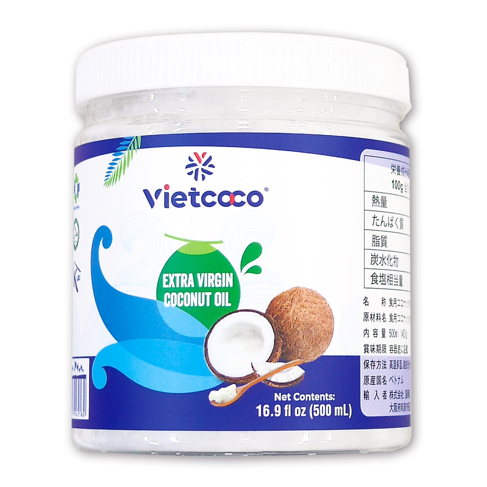 ココナッツオイル 1個 （500ml） ベトナム産 食品