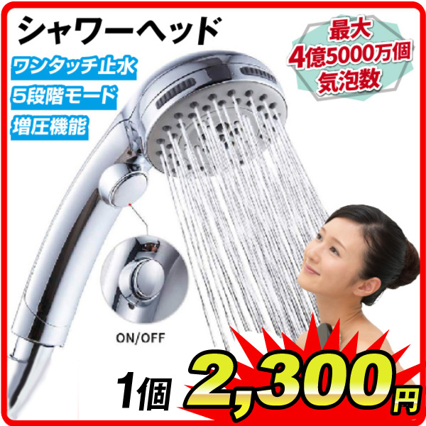 シャワーヘッド　1個