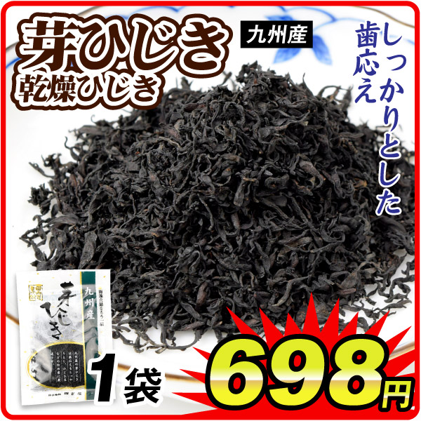 乾燥ひじき 芽ひじき 1袋 ひじき 九州産 海藻 常温便 食品