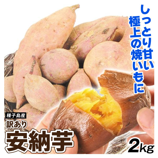 さつまいも 2kg 安納芋 種子島産 訳あり 送料無料 食品