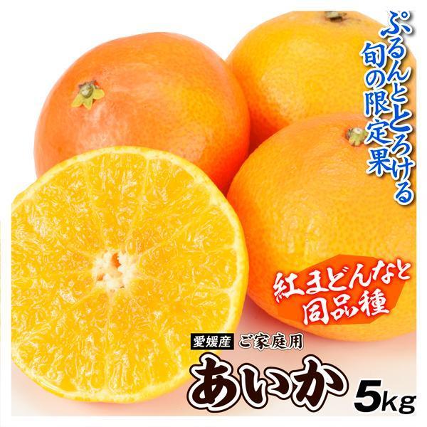 みかん 5kg あいか 愛媛産 ご家庭用 送料無料 食品