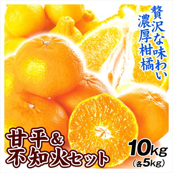 みかん 甘平&不知火オレンジセット 2種10kg 送料無料 食品