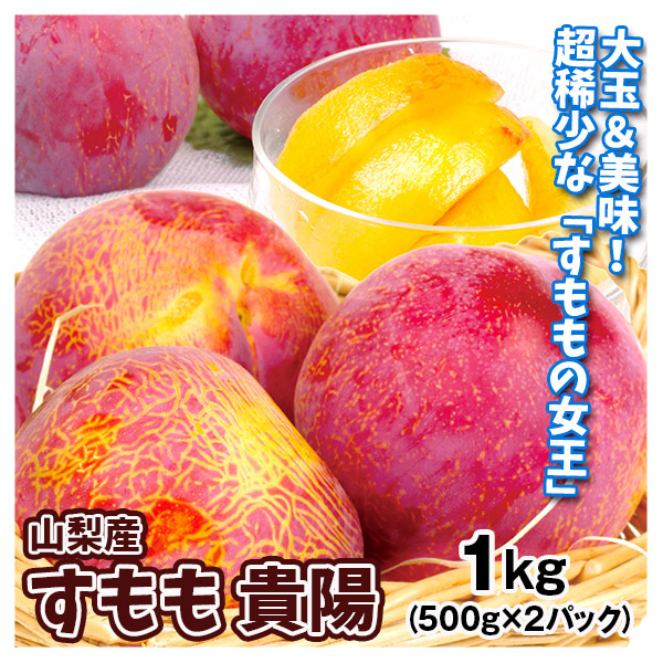 すもも 貴陽 1kg 山梨産 すもも きよう 送料無料 食品
