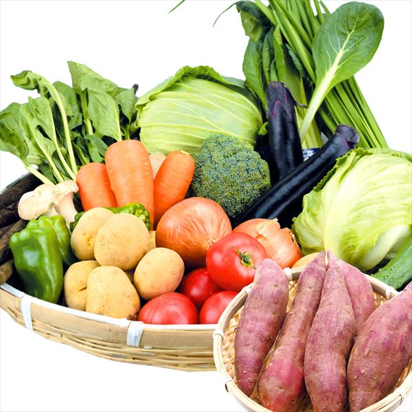 バイヤーおまかせ！15品目の野菜セット 1箱 紅はるかが必ず入る 送料無料 食品