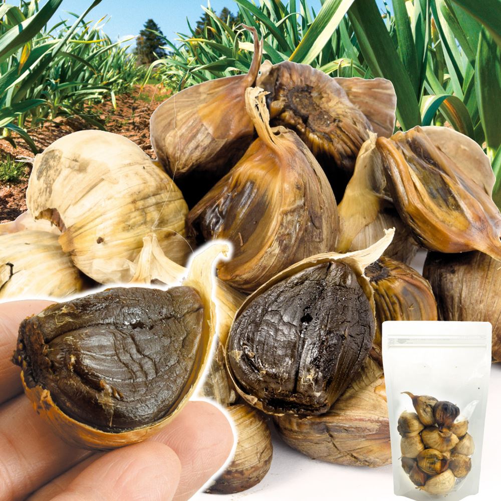 【テスト】青森産波動熟成黒にんにく200g×5　％