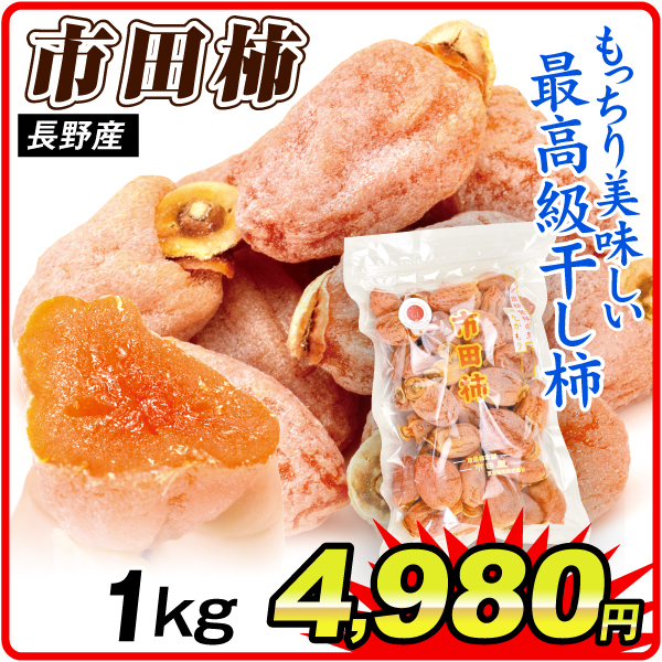 長野産 市田柿 1kg  食品