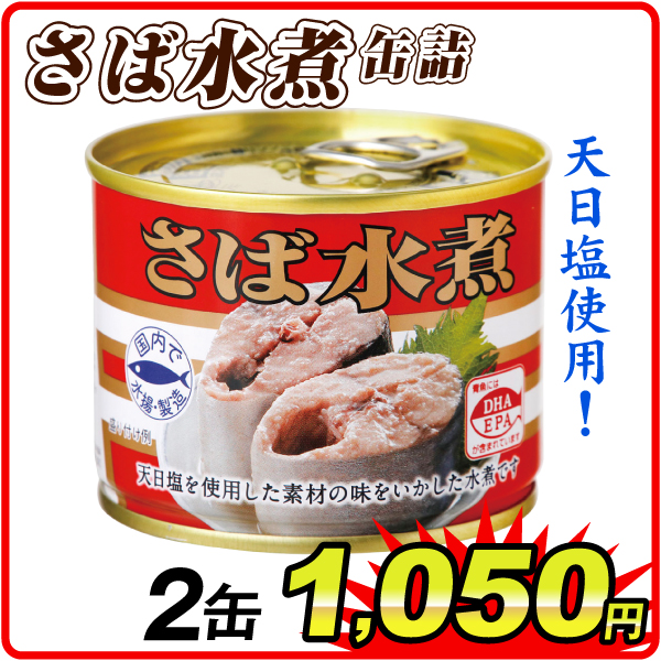 さば水煮 缶詰 2缶  食品