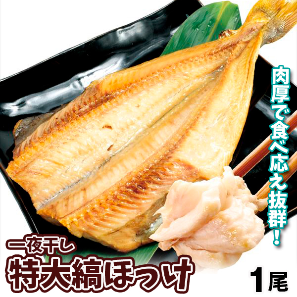 特大 縞ほっけ 一夜干し 1尾 冷凍便 食品