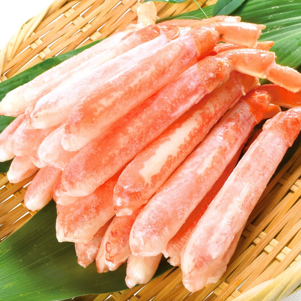 蟹 かに ボイル ずわいがにポーション 1kg 本ずわい 殻むき不要 ポーション 脚肉 冷凍便 食品