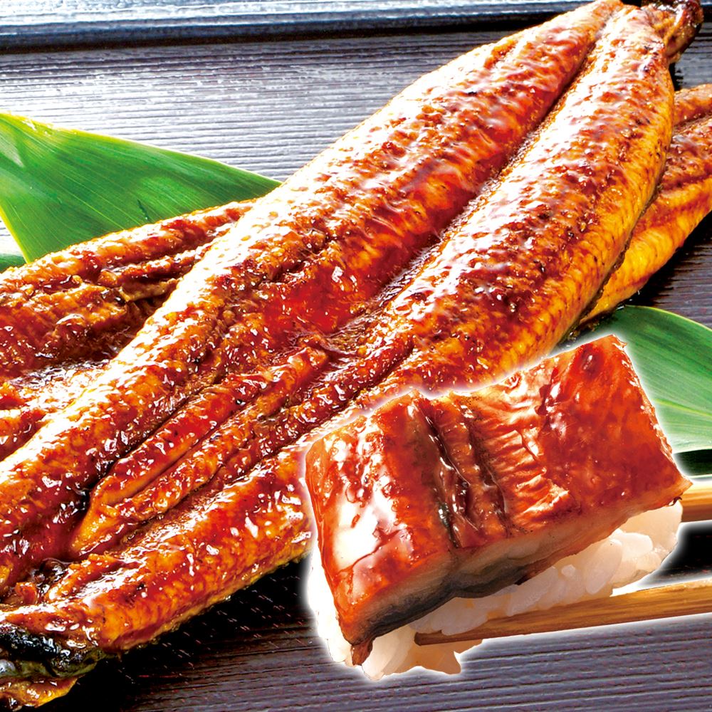 うなぎ 国産 鰻蒲焼き 一本物 1尾 有頭 特大 約220g 冷凍便 食品