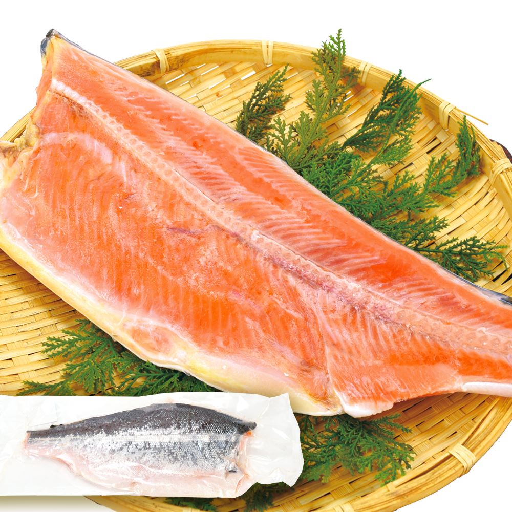 さけ チリ産 定塩銀鮭フィレ 1kg 半身 焼鮭 冷凍便 食品