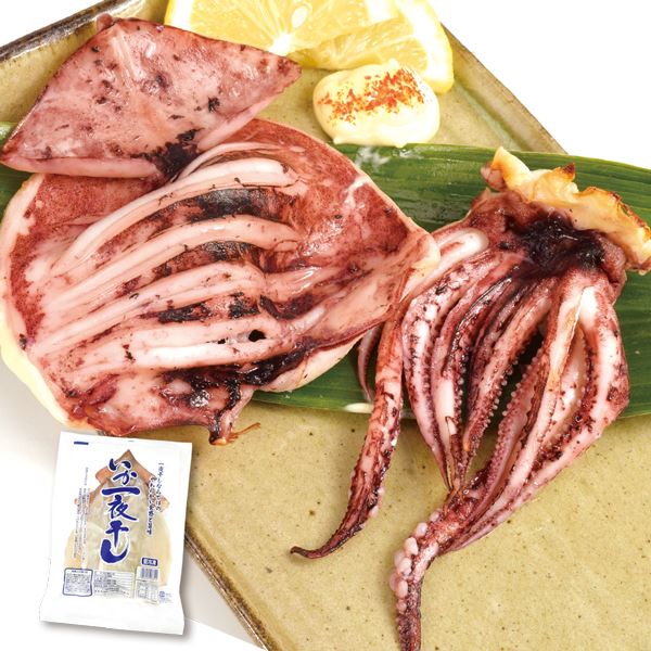 干物 いか一夜干し 3枚 国産 無加塩 冷凍便 食品