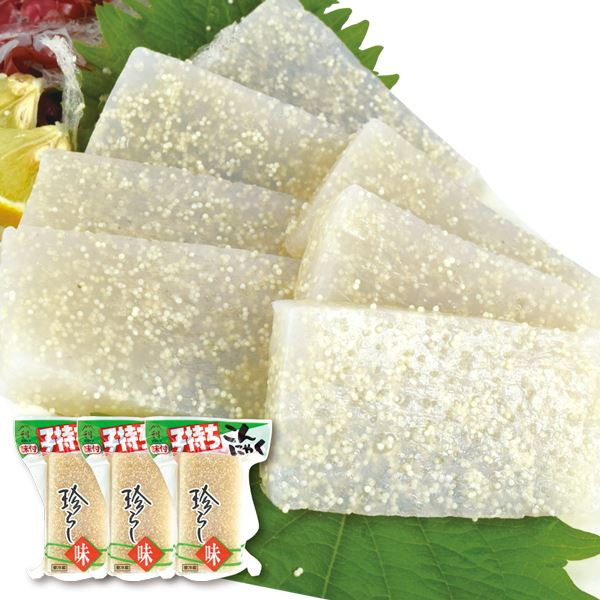 味付き 子持ちこんにゃく 190g×3パック 蒟蒻 コンニャク ししゃも 魚卵 送料無料 冷蔵便 食品