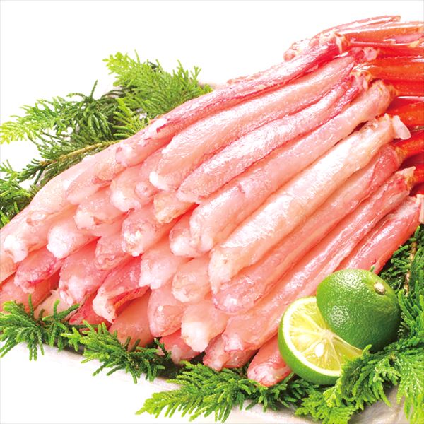 かに 特大 生紅ずわいがに ポーション 500g 生食用 脚むき身 カット済み ポーション かに刺し 冷凍便 食品