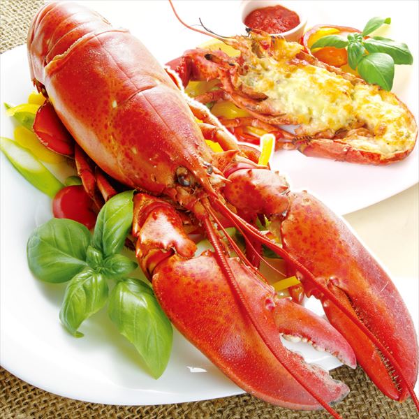 ボイルロブスター 1尾 北米産 姿ゆで 350g前後 オマール海老 冷凍便 食品