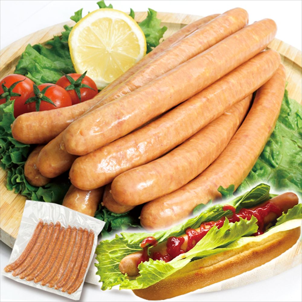 粗挽きロングウインナー 500g 食品