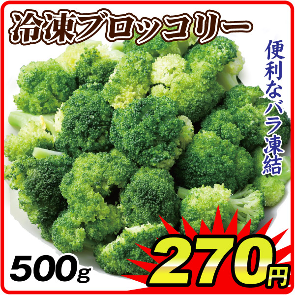 冷凍野菜 500g 冷凍ブロッコリー 冷凍便 送料無料 ポスト投函 食品
