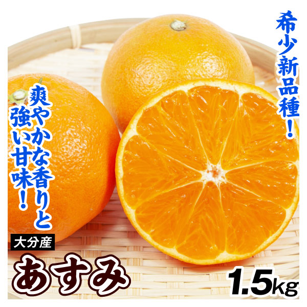 みかん 1.5kg あすみ 大分産 ご家庭用 蜜柑 柑橘 送料無料 食品