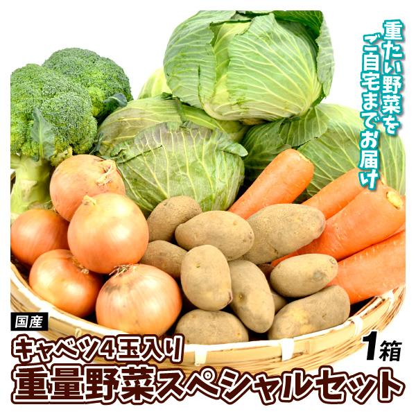 野菜セット キャベツ4玉入りの重量野菜スペシャルセット 送料無料 食品