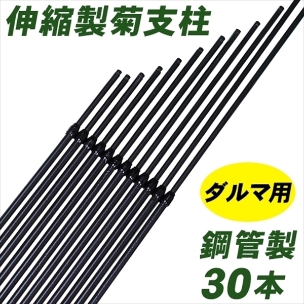 鋼管製ダルマ菊支柱 30本組