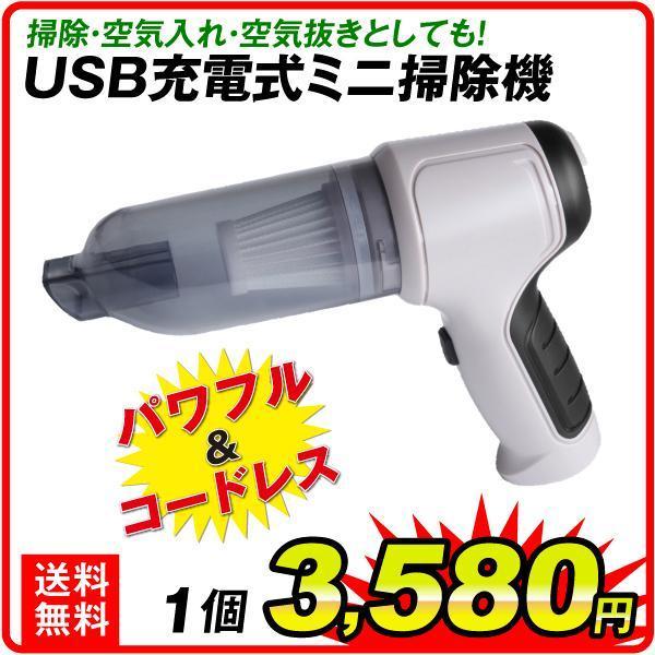 掃除機 USB充電式ミニ掃除機 １個 1台3役多機能 電動 ハンディ掃除機 ハンディークリーナー 9000Pa強力吸引力 コードレス キーボード 車 ペット