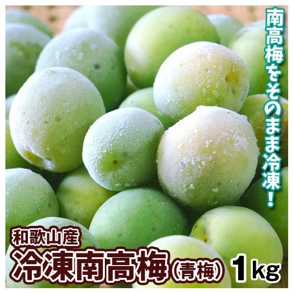梅 1kg 冷凍南高梅【青梅】 和歌山産 送料無料 冷凍便 食品