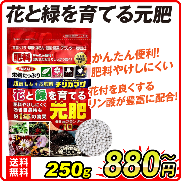 花と緑を育てる元肥
