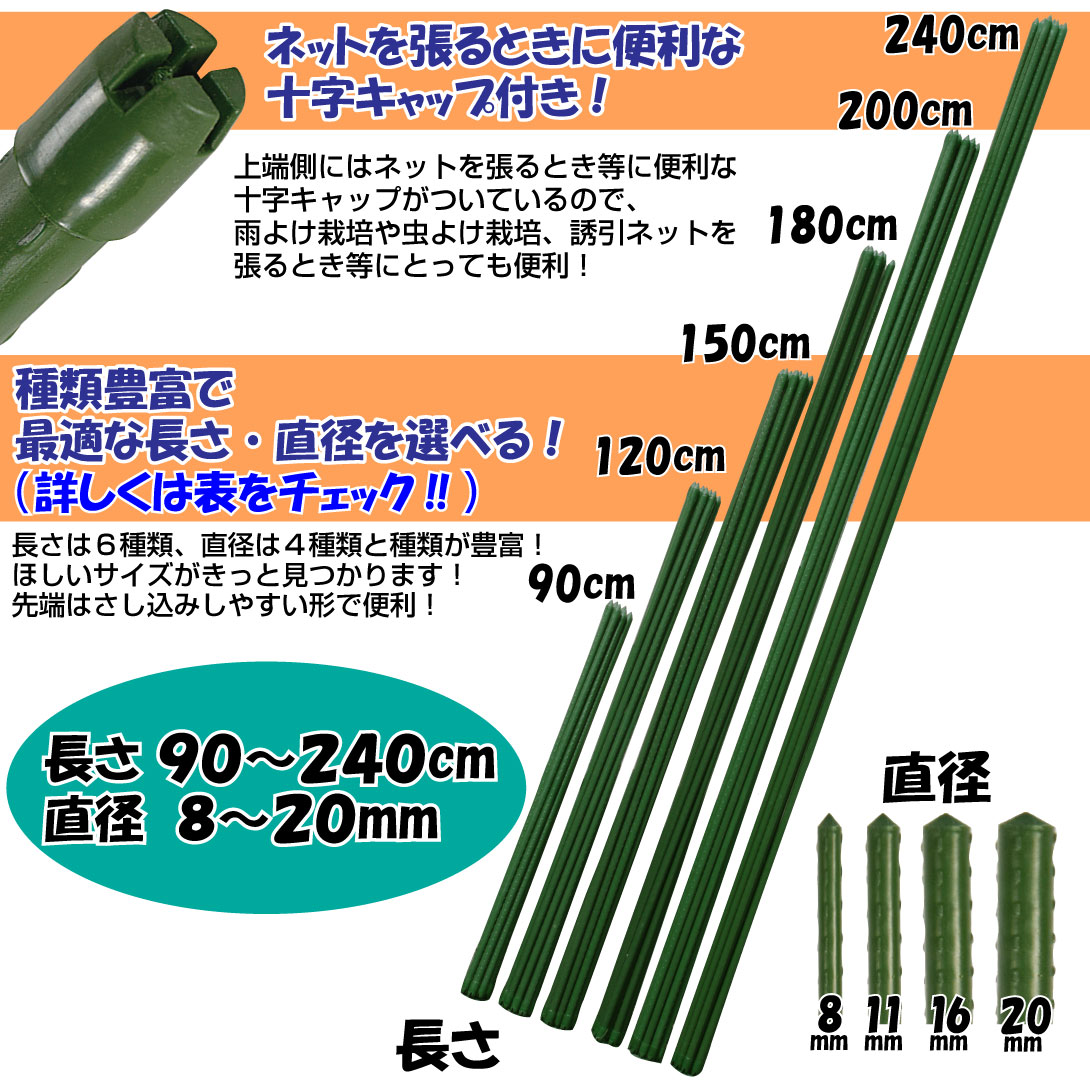 イボ付鋼管製支柱