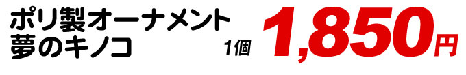 夢のキノコ・1850円