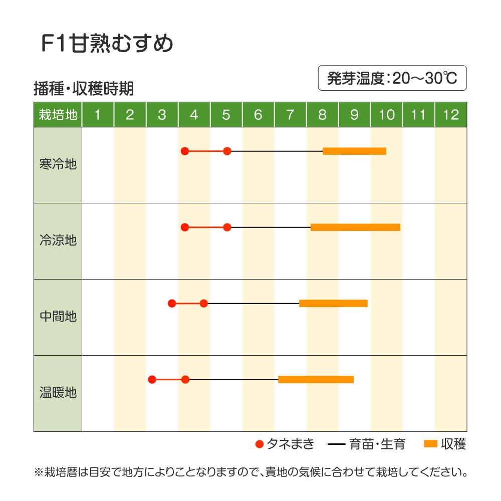 甘熟むすめ・作型