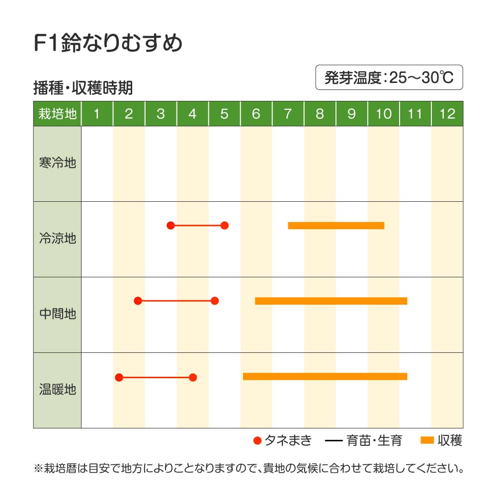 鈴なりむすめ・作型